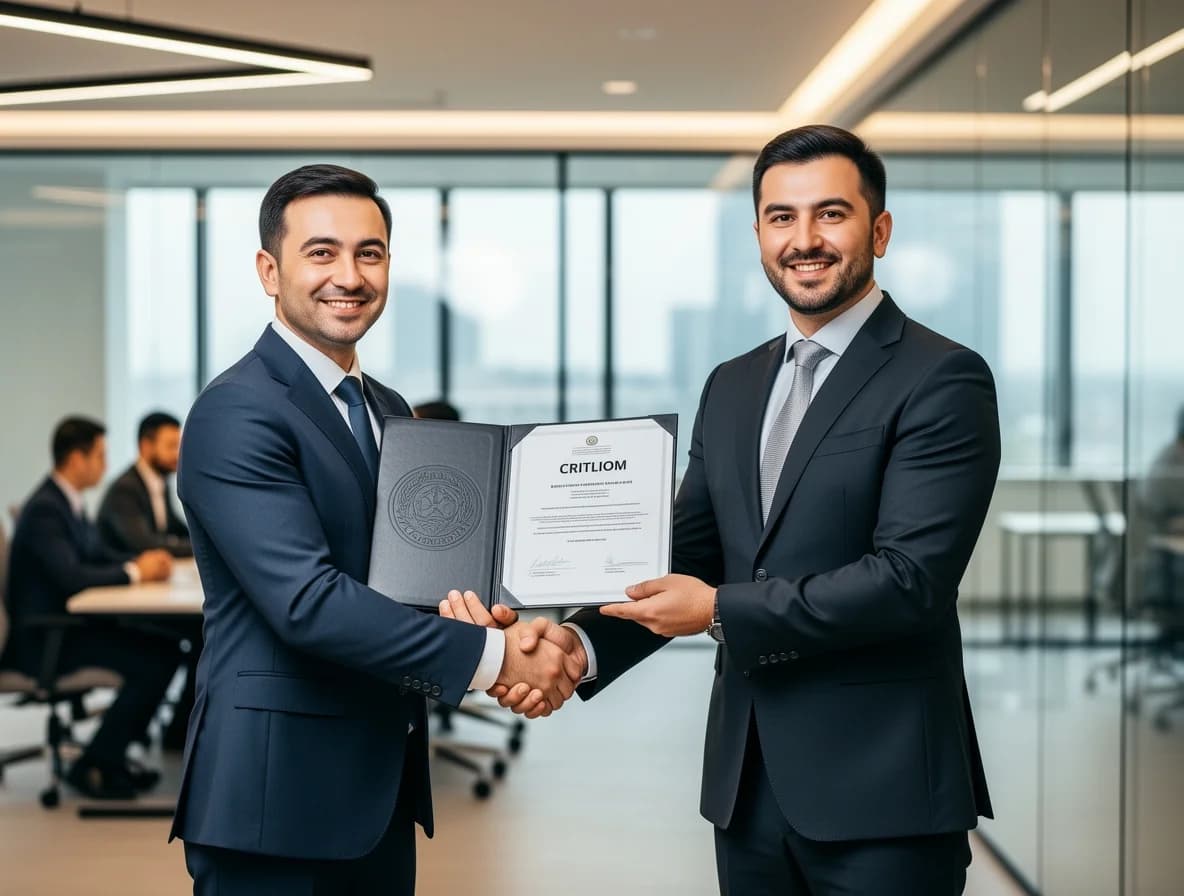 Вручение сертификатов