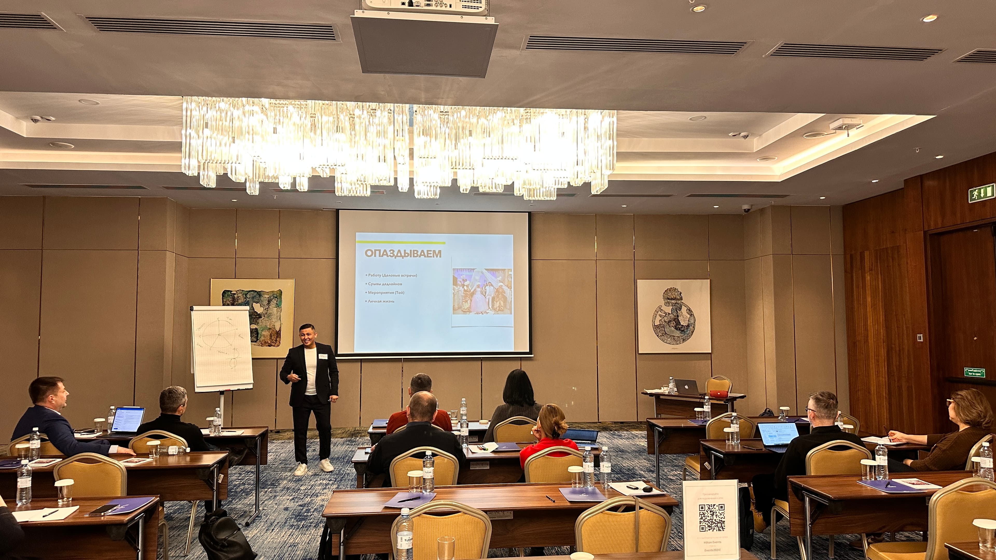 Тренинг в конференц-зале